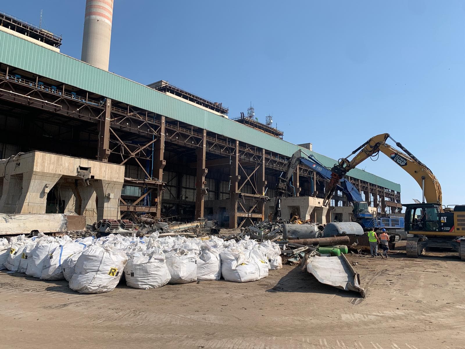 Demolizione ex centrale ENEL